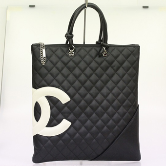 CHANEL シャネル カンボンライン コピー CH-BAG051  フラット ホワイト カーフレザー キルティング